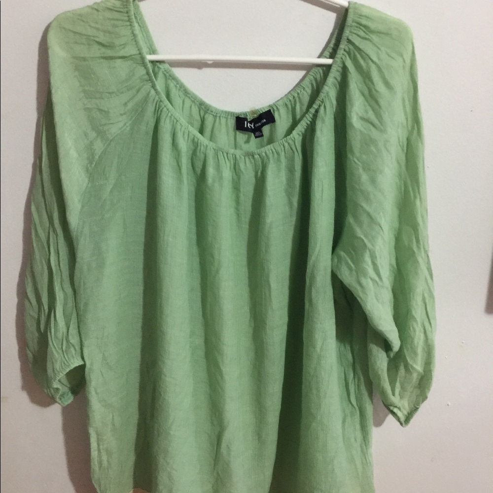 Green loose fit Blouse